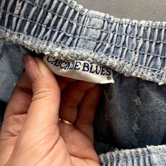 Vintage Pants, Cottage Core jeans, Floral design - Picture 3 of 5